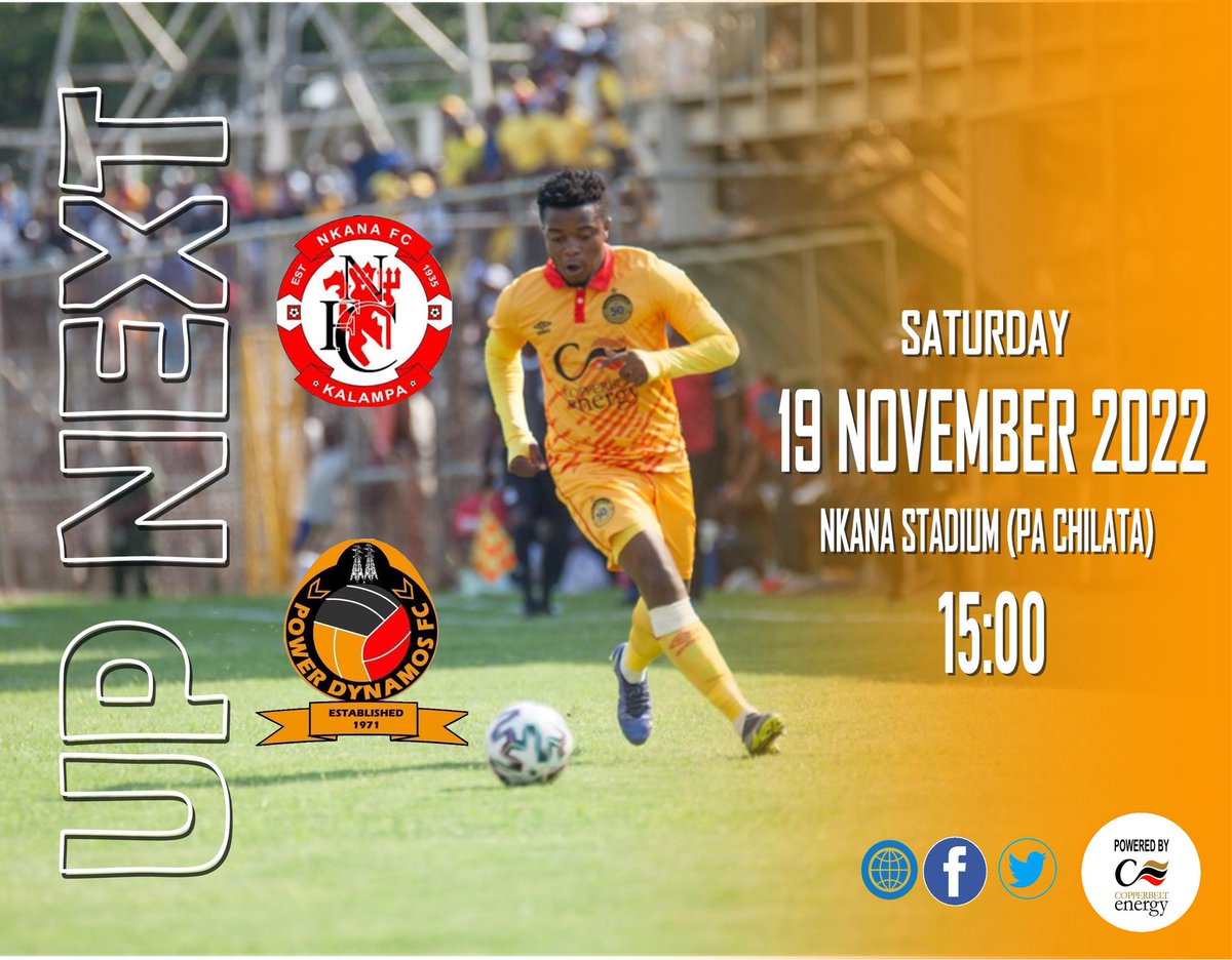 PowerDynamosFC's tweet photo. THE KOPALA DERBY!!!

It is intense, it is explosive, heart throbbing, a thriller, a Zambian El clasico match, it is about the City bragging rights! Undoubtedly, the biggest fixture on the Zambian soil.

Details: https://t.co/lR0T7C54Or

#Power #Pride #Prestige
AbaYellow AbaBusaka https://t.co/3ptBZ7P0Qp