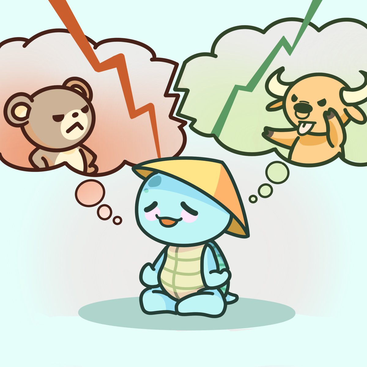 Whether we will be in a bull or bear market in the future is something out of our control. 

Take time today to master your inner world, in the end, that's all that really exists and as a result, all that really matters.