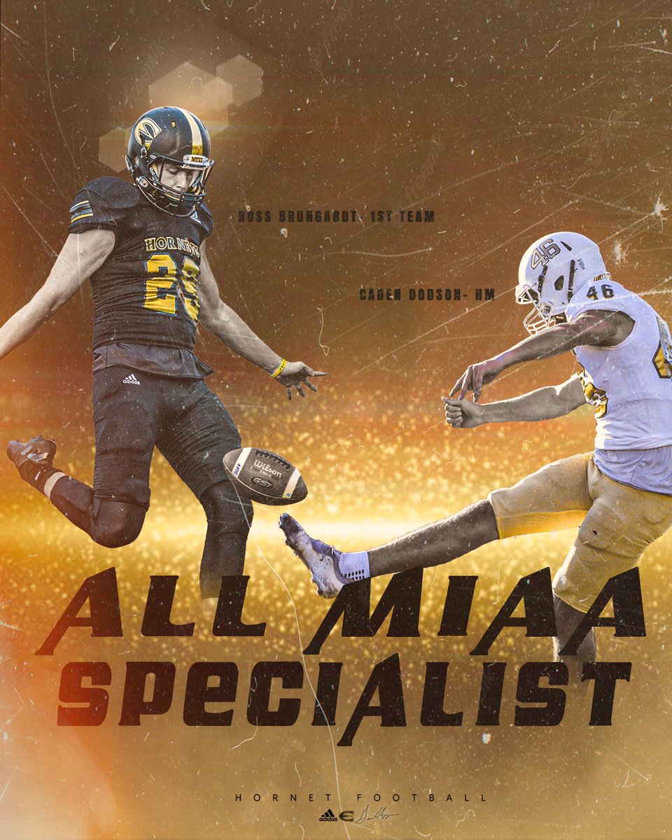 Congratulations Caden Dodson @LASTbrungardt All MIAA Specialist🤝🔥

#BurnTheBoats 🐝