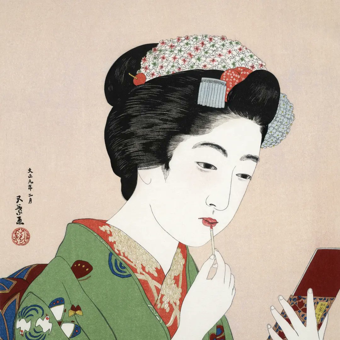 lucywalldecor's tweet photo. Woman in the mirror. Japanese art. Print of the original that you can buy on my shop
https://t.co/62OsCzcbg3 

#artprint
#womanillustration
#artjapan https://t.co/lnDVScCJCq