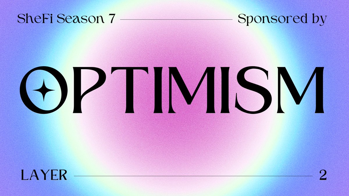 shefiorg's tweet photo. We’re thrilled to announce our first protocol sponsorship with @optimismFND 🔴✨

Their season 7 contribution sustains our mission to educate women and non-binary people about Web3, teaching them how to take ownership of and grow their financial power, literacy, and confidence. https://t.co/YL4Bo6ccT9
