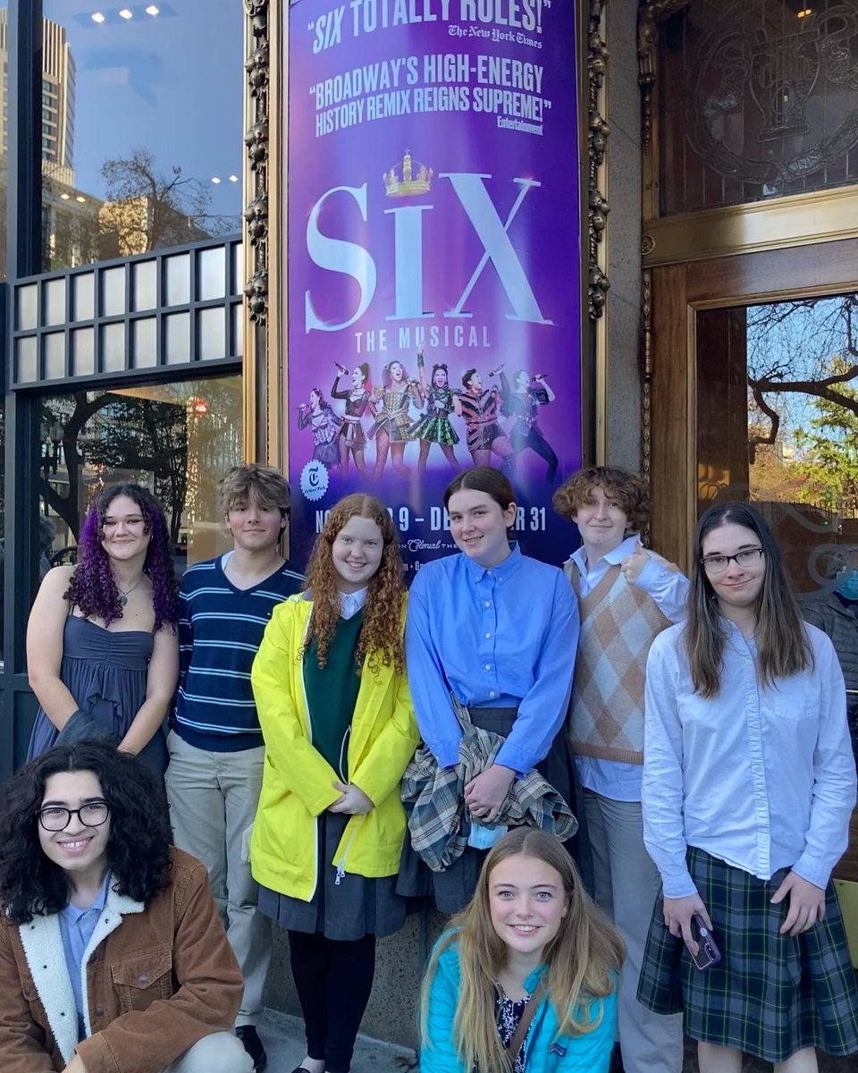 Our A.R.T. at Matignon students GOT DOWN with the Queens of SIX the musical last week! Our Arts Academy students always enjoy getting access to world class performances and are looking forward to seeing more shows this school year including Life of Pi at the @americanrep