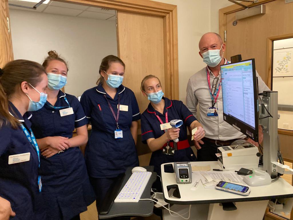 119 days to <a href="/RM_Connect/">Royal Marsden: Connect</a> Go Live and what better way to spend it than demonstrating clinical workflows to our nursing teams on the new WOW’s and Rovers, we focused on meds admin and specimen collection today -with wonderful feedback from the teams!