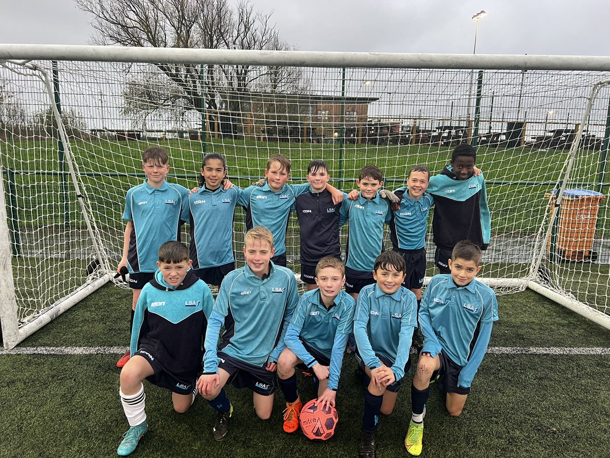 Our year 7 football team are Fylde and Wyre champions! Edging a closely fought match at Poolfoot against St Aidan’s ! Well done lads ⚽️ @lythamhigh <a href="/LSA_PE/">LSA PE</a>