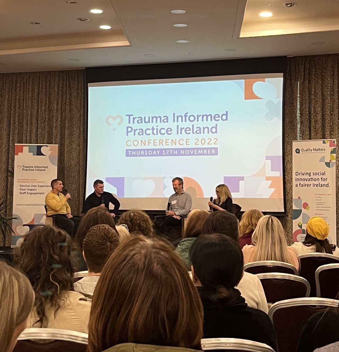 TINTeducation's tweet photo. โThose on the front line already know this stuff & feel it in their hearts. Itโs the policy-makers & those who control systems that really need to be #traumainformed these days.โ @sharonlambert0 talking to @2NorriesPodcast SUCH important conversation๐๐ป #tipcon22 https://t.co/8WwseJIyJ4