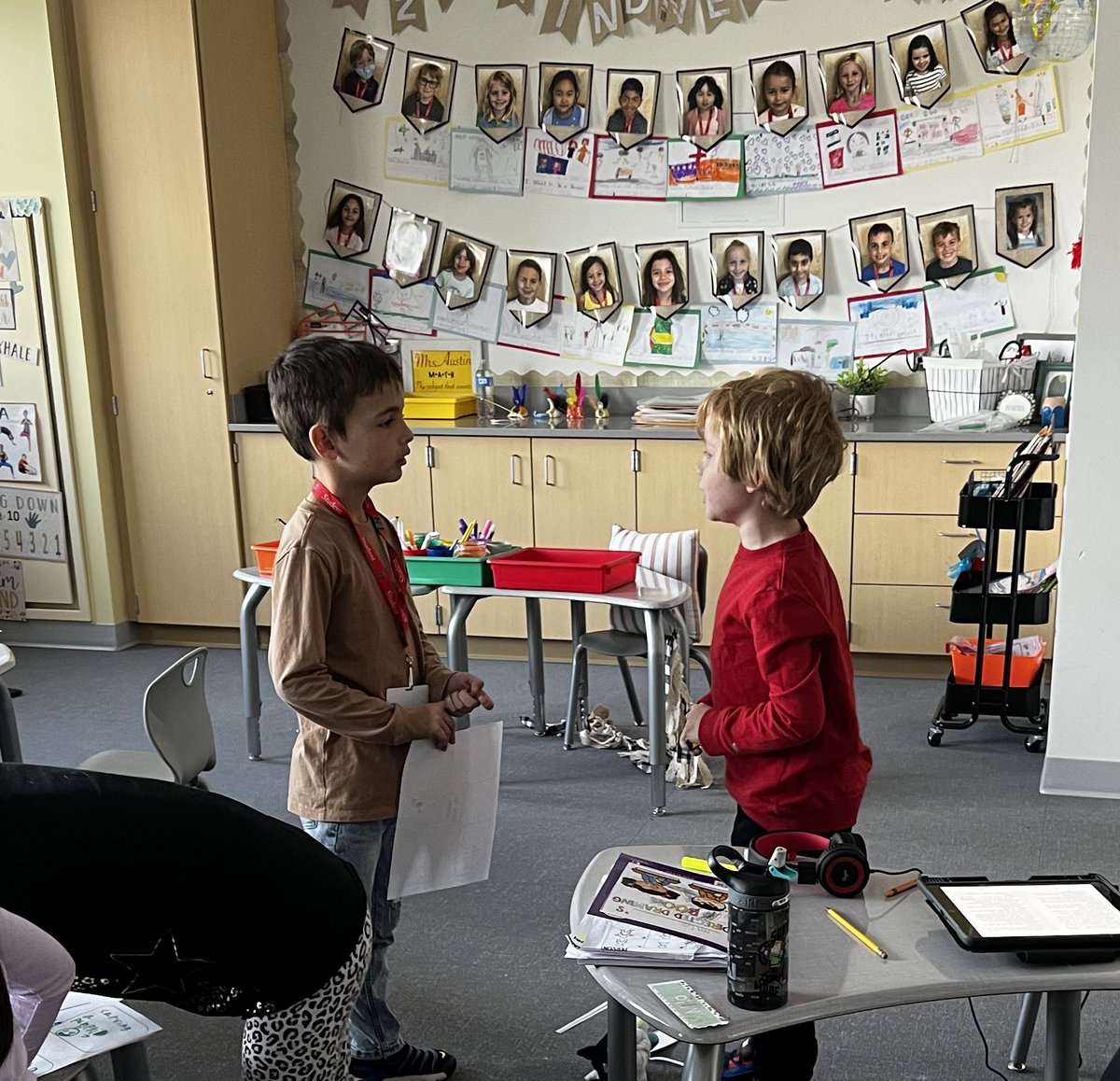 mrsaustind95's tweet photo. We are experts at doing so many things! Today we were able to share a step by step process on How to in preparation for our writing! You can learn many things from a first grader! #BetterTogetherD95 #funinfirst #TrustTheProcess #authorsatwork https://t.co/D2UFfFMzf4