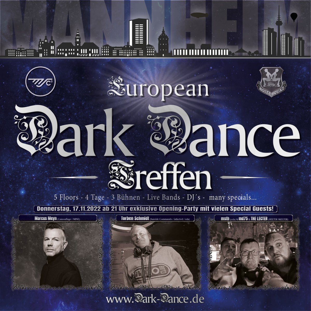 eda_eda's tweet image. Heute Abend und dann das ganze Wochenende in #mannheim #euddt #darkdance #msconnection