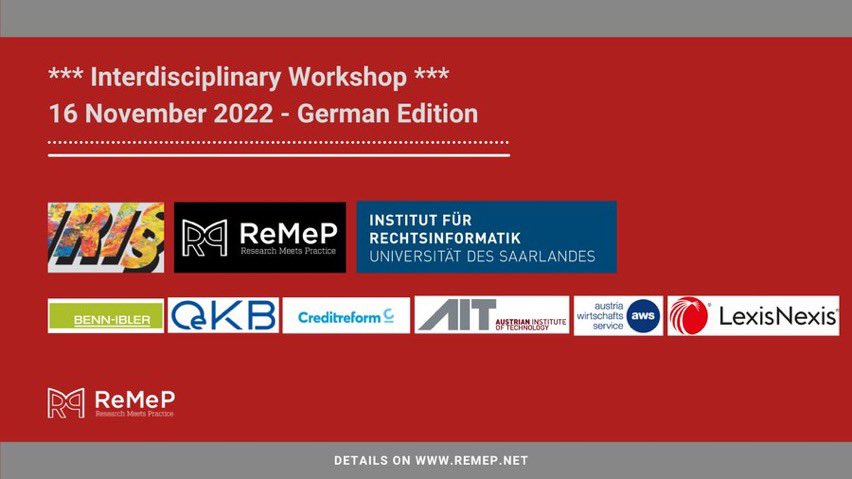Stefan Eder (@stefan__eder) on Twitter photo As organisers of the #AI #Liability #workshop we are also extremely grateful to our partners and sponsors <a href="/LexisNexisAT/">LexisNexis.at</a> <a href="/BennIbler_Recht/">Benn-Ibler Rechtsanwälte | Law Firm</a> #oekb <a href="/aws_Presse/">Austria Wirtschaftsservice - Kommunikation</a> <a href="/Creditreform/">Creditreform</a> #austrian_institute_technology <a href="/ReMePnet/">Research Meets Practice</a> <a href="/legalinf/">Legal Informatics</a> <a href="/ri_symposion/">IRI§25, 19.-22.02.25, Wien und HYBRID</a> As organisers of the #AI #Liability #workshop we are also extremely grateful to our partners and sponsors <a href="/LexisNexisAT/">LexisNexis.at</a> <a href="/BennIbler_Recht/">Benn-Ibler Rechtsanwälte | Law Firm</a> #oekb <a href="/aws_Presse/">Austria Wirtschaftsservice - Kommunikation</a> <a href="/Creditreform/">Creditreform</a> #austrian_institute_technology <a href="/ReMePnet/">Research Meets Practice</a> <a href="/legalinf/">Legal Informatics</a> <a href="/ri_symposion/">IRI§25, 19.-22.02.25, Wien und HYBRID</a>