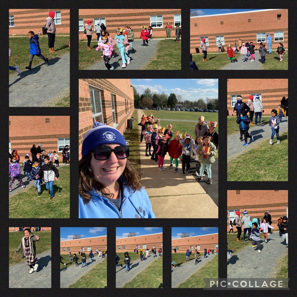 The <a href="/ParklawnFCPS/">Parklawn Elementary</a> kindergartners are running and laughing their way though the turkey trot!