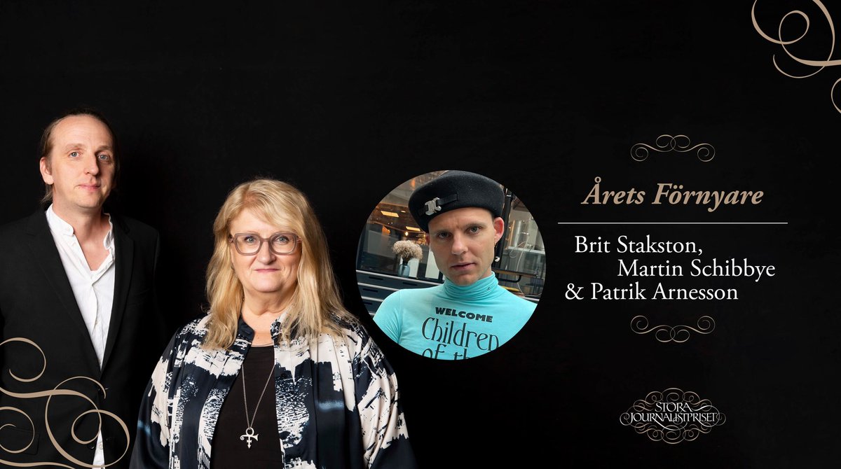 Vinnarna av Årets Förnyare:
@Britstakston, @MartinSchibbye och @Patrik_Arnesson
Cards of Qatar, Blankspot
"När världens blickar vänds mot Qatar spelar Blankspot ut fotbollskorten och VM-byggets dödsoffer träder fram."