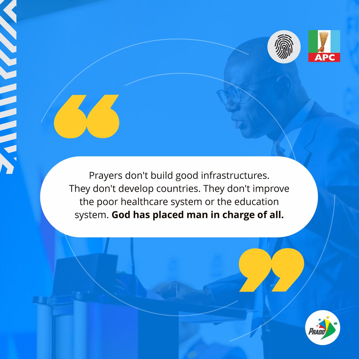 TheTeamPrado's tweet photo. God has placed Sanwo-Olu @jidesanwoolu in charge of the development of Lagos State.
 Re-elect Babajide Olusola Sanwo-Olu as the Governor of Lagos State.

Itesiwaju Ipinle Eko Lo je wa Logun
.
.
.
.
.
.
@jidesanwoolu 
@drobafemihamzat 
@followlasg
@docemo https://t.co/lk7yhdhWPn