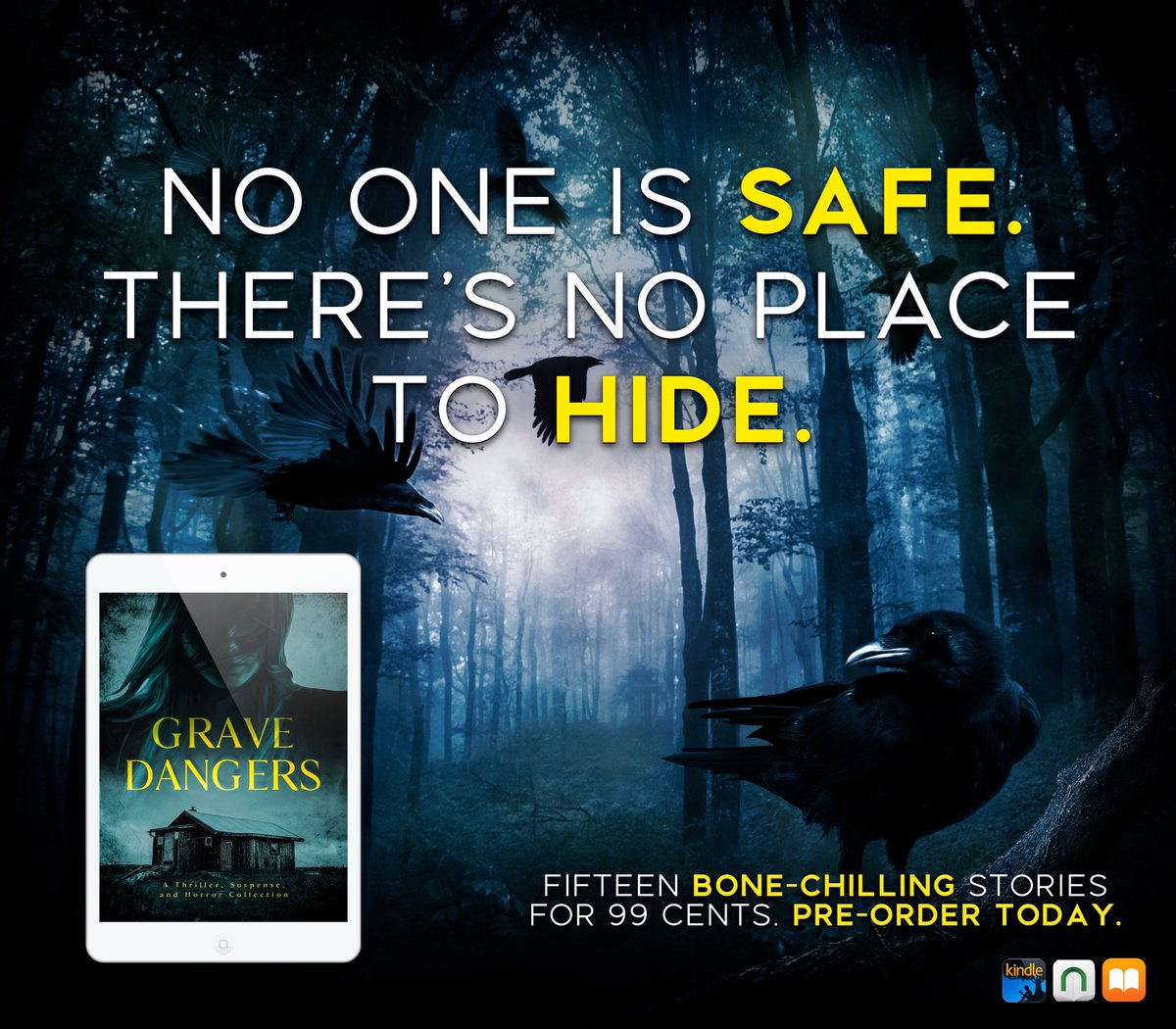 What’s dead doesn’t always stay buried.

Fifteen bestselling authors offer up their sacrifice in GRAVE DANGERS, a collection of thriller, horror, and suspense stories!

books2read.com/u/md6KJw

#gravedangers #amazon #nook #apple