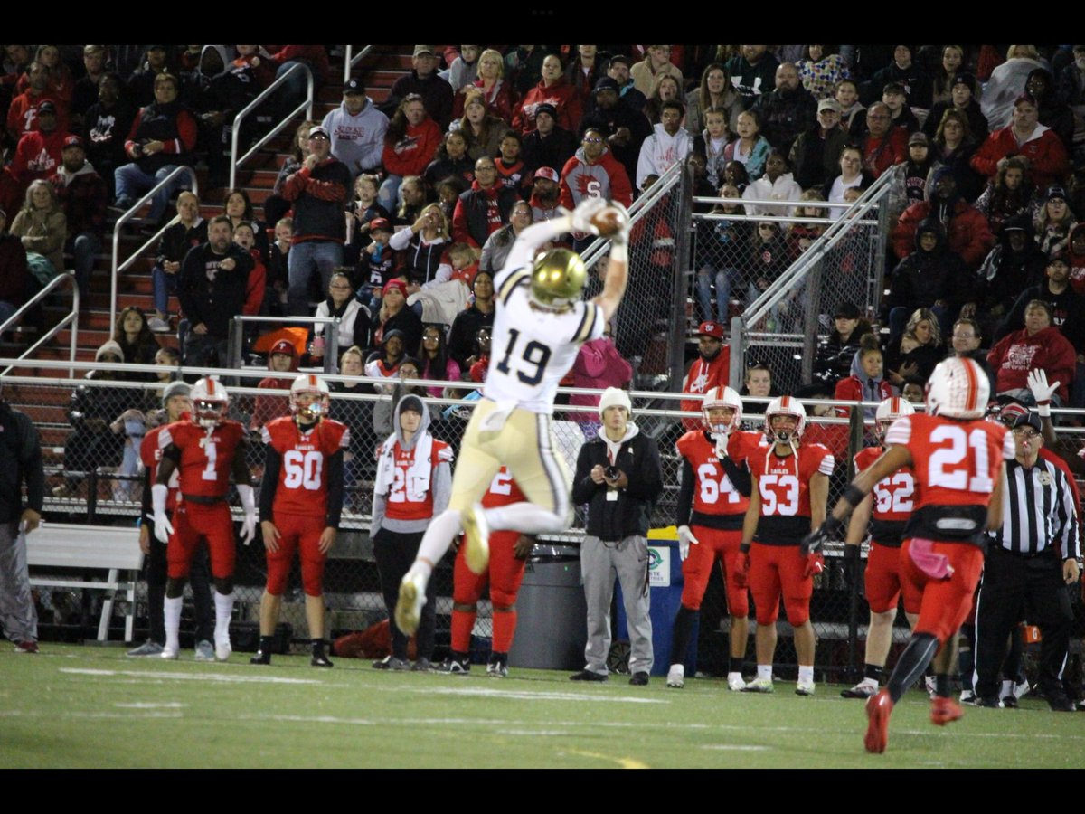 Second team all district receiver, thanks to all my coaches and teammates.