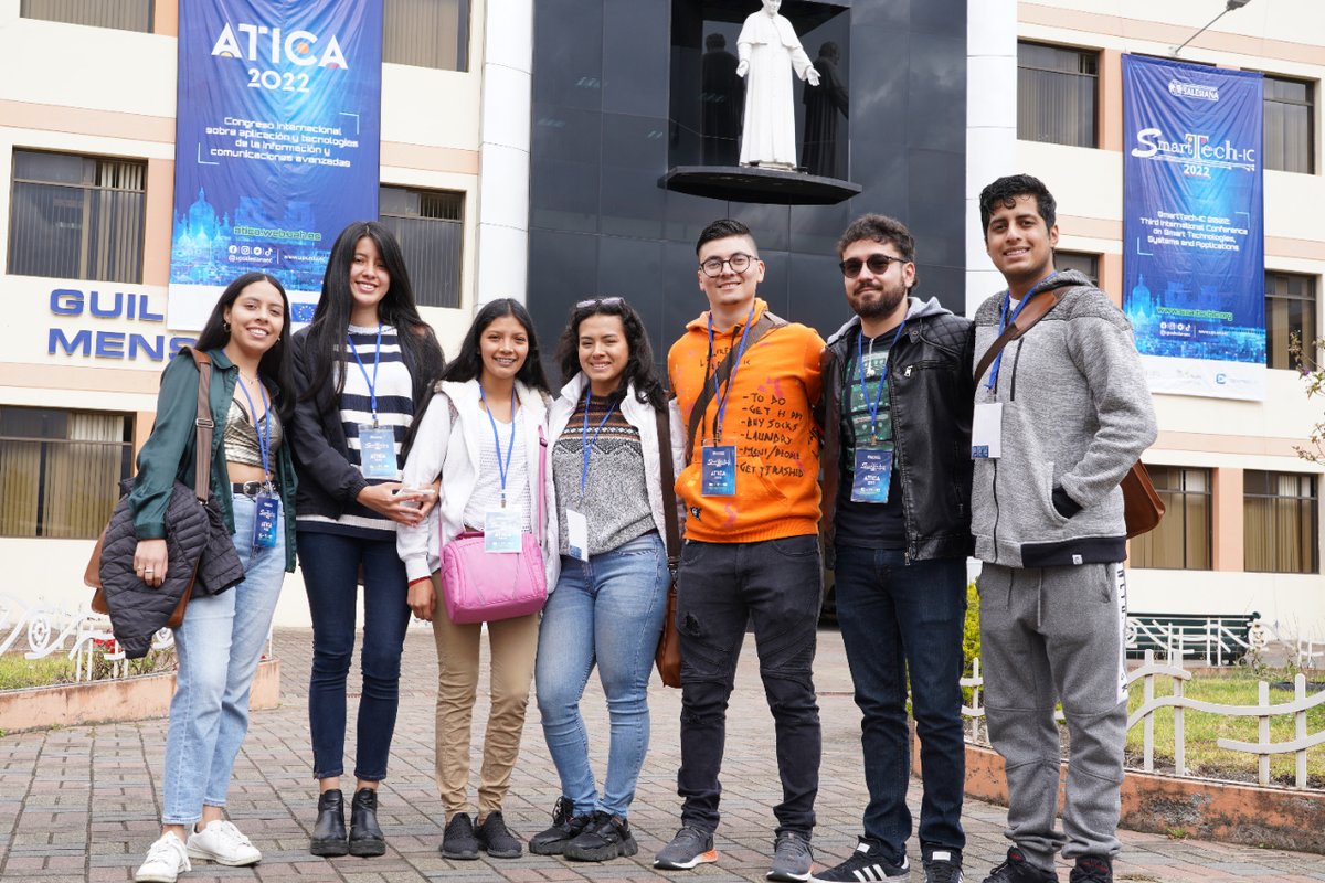 upsalesianaec's tweet photo. 1/2 👩🏫👨💻 Durante esta mañana, en el marco de los congresos #SmartTech22 y #Atica22, continuamos con las distintas ponencias y talleres preparados para los participantes que nos acompañan de manera presencial y virtual.
#UPSEcuador #UPSCuenca #SmartTech22 #Atica22 https://t.co/3n4kDu9nRj