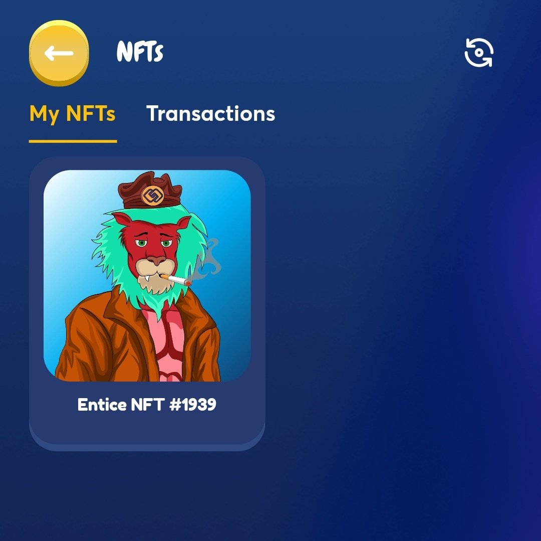 Chikoluk's tweet photo. @EnticeCoin This is my NFT id sir (#1939), i just received this nice NFT today🥳, thank you very much, i love #EnticeCoin ❤️ https://t.co/mw7U5Onvnr