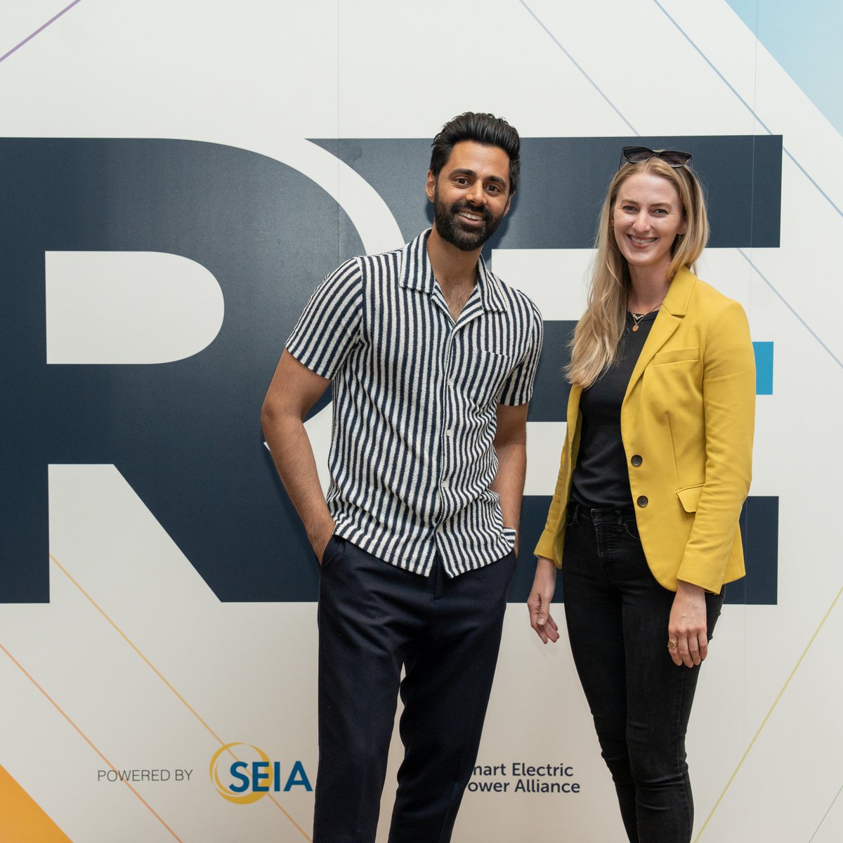 I wanted to be chill but I'm also a person that loses her mind in escape rooms. Anyway, thanks for coming to Anaheim to talk to solar nerds for #replus22 <a href="/hasanminhaj/">Hasan Minhaj</a>