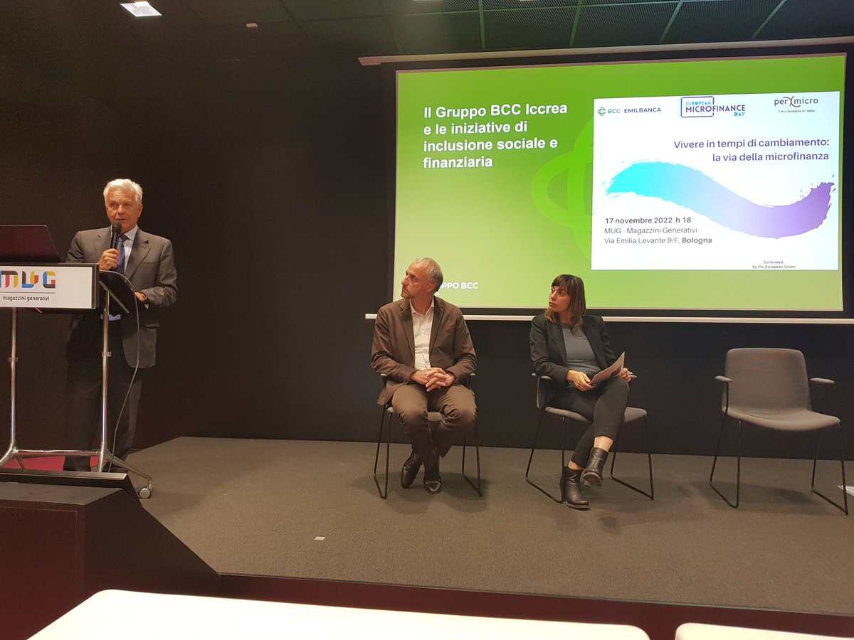 PerMicro (@permicro_) on Twitter photo Matteo Passini, Vice direttore generale <a href="/EmilBanca/">Emil Banca</a>, illustra la partnership dapprima one-to-one e poi di partecipazione sociale con #PerMicro per il territorio.
#inclusionesociale #welfare #microcredito #2022EMD Matteo Passini, Vice direttore generale <a href="/EmilBanca/">Emil Banca</a>, illustra la partnership dapprima one-to-one e poi di partecipazione sociale con #PerMicro per il territorio.
#inclusionesociale #welfare #microcredito #2022EMD