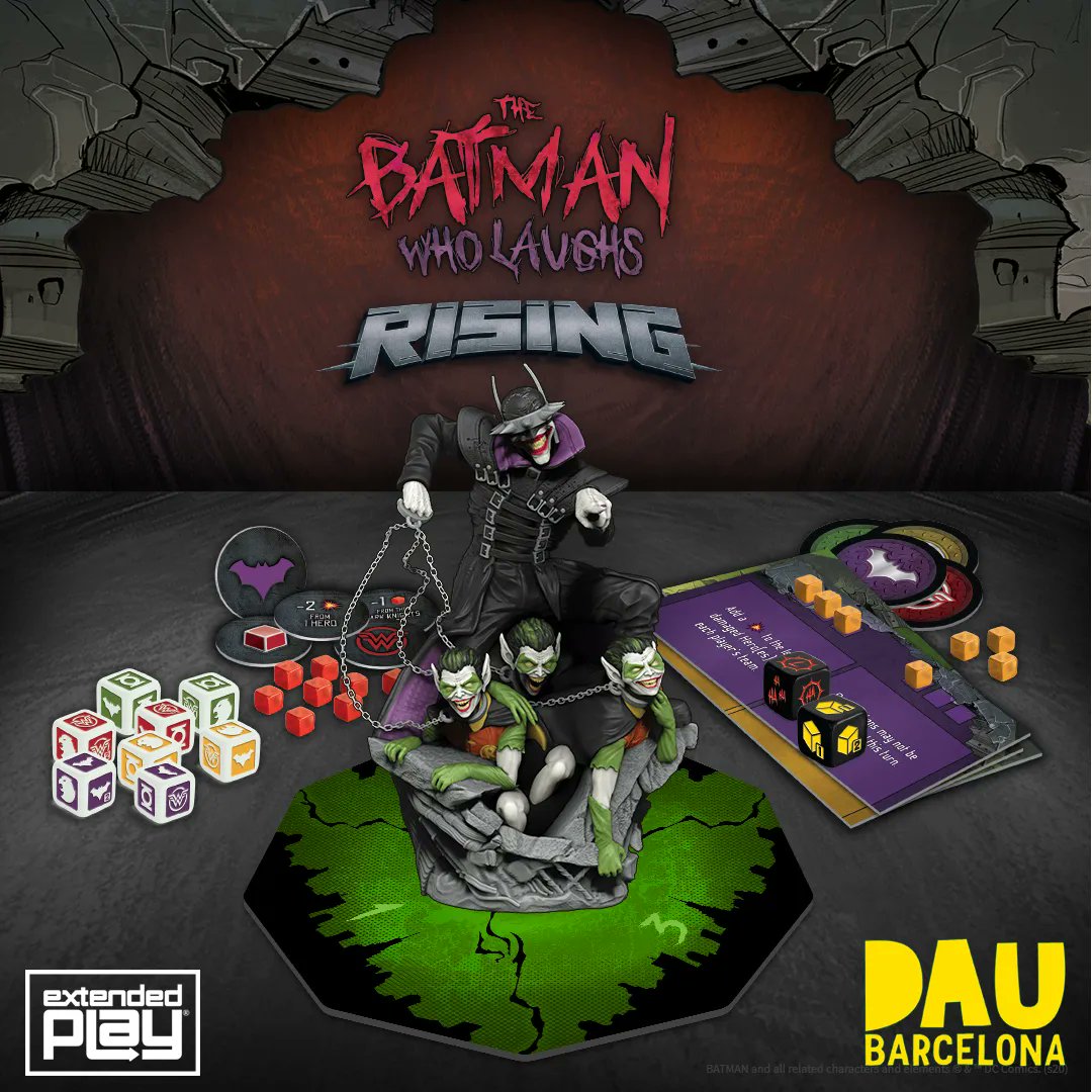 ExtendedPlayES's tweet image. Este fin de semana nos vamos a poder ver en @DAUBarcelona 🎉
Podréis jugar a The Batman Who Laughs en la zona de Dau Expert.
¡Nos vemos en nada! Tic Tac ⏰
juegarising.com/batman/ 
#nosgustajugar #daubcn #dau2022 #juegosdemesa