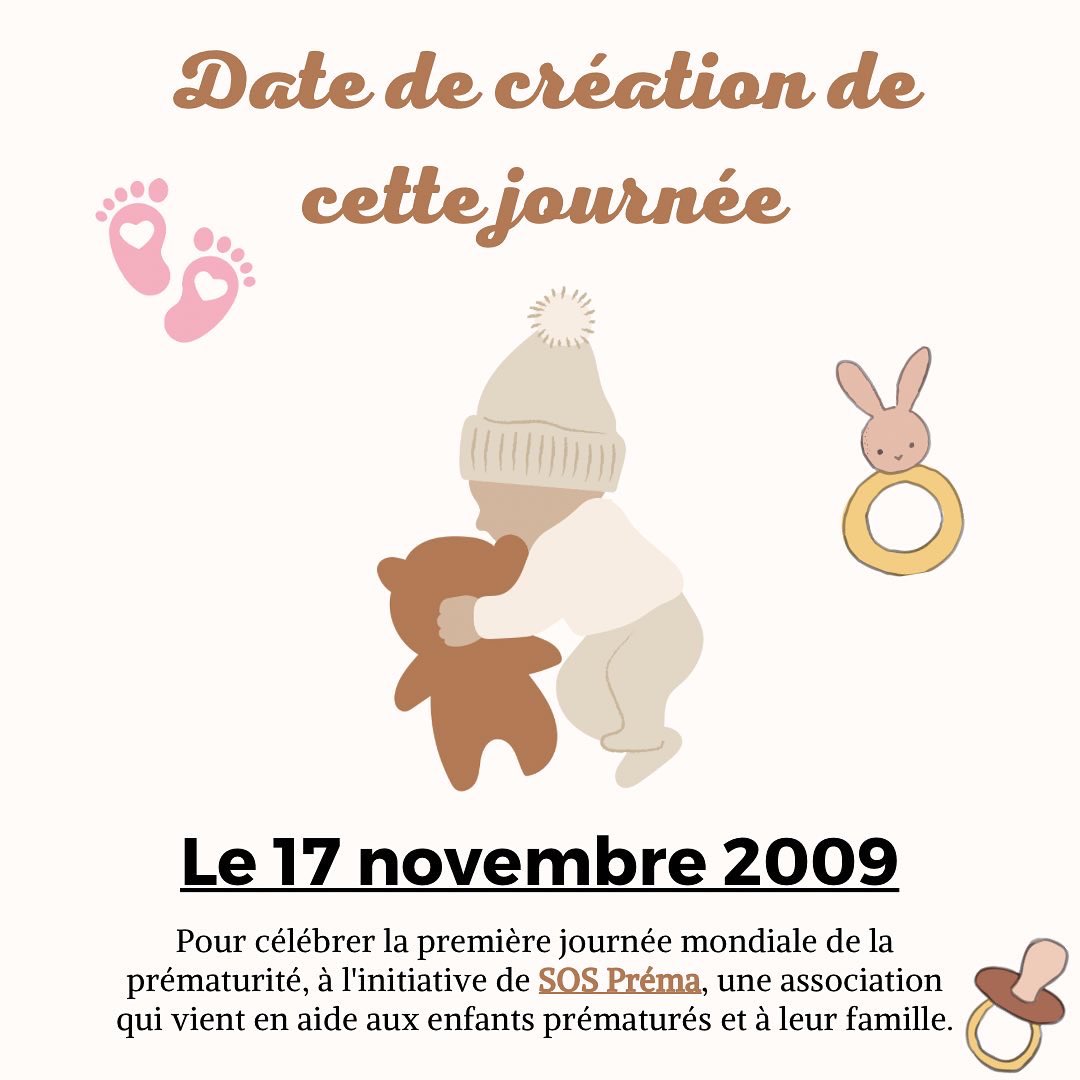 AESFBesancon's tweet photo. [17 novembre] - Journée mondiale de la prématurité. 

Une naissance avant la fin du 8ème mois de grossesse, c’est à dire à moins de 37 semaines d’aménorrhée est considérée comme prématurée. 

La dernière slide est assez impressionnante, allez jeter un coup d’œil 👀😉 https://t.co/yyLKBR2YWV