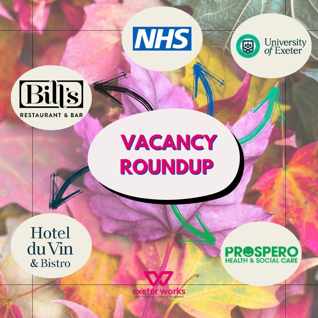 Exeter_Works's tweet photo. Struggling with your job search? Our #VacancyRoundup can help.
For roles in and around the #Exeter area - go to FB / IG for more ๐ฒ
#ExeterWorks #ExeterWorksTogether #ExeterJobs #jobs #Exeter #devonjobs #Devon https://t.co/L5lrLVtW5V