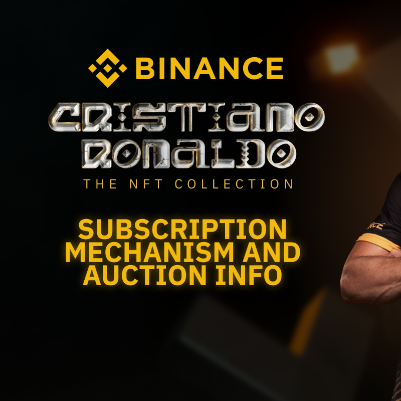 binance's tweet photo. If you're an existing #Binance user looking to get your hands on an item from the CR7 NFT collection, there are a few ways:

🔸 Subscription mechanism
🔸 Auction

Here's what you can look forward to ⤵️