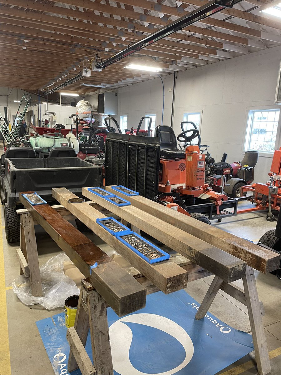 BentgrassWizard's tweet image. Winter projects have begun @Chatham_Hills ❄️🧰🛠