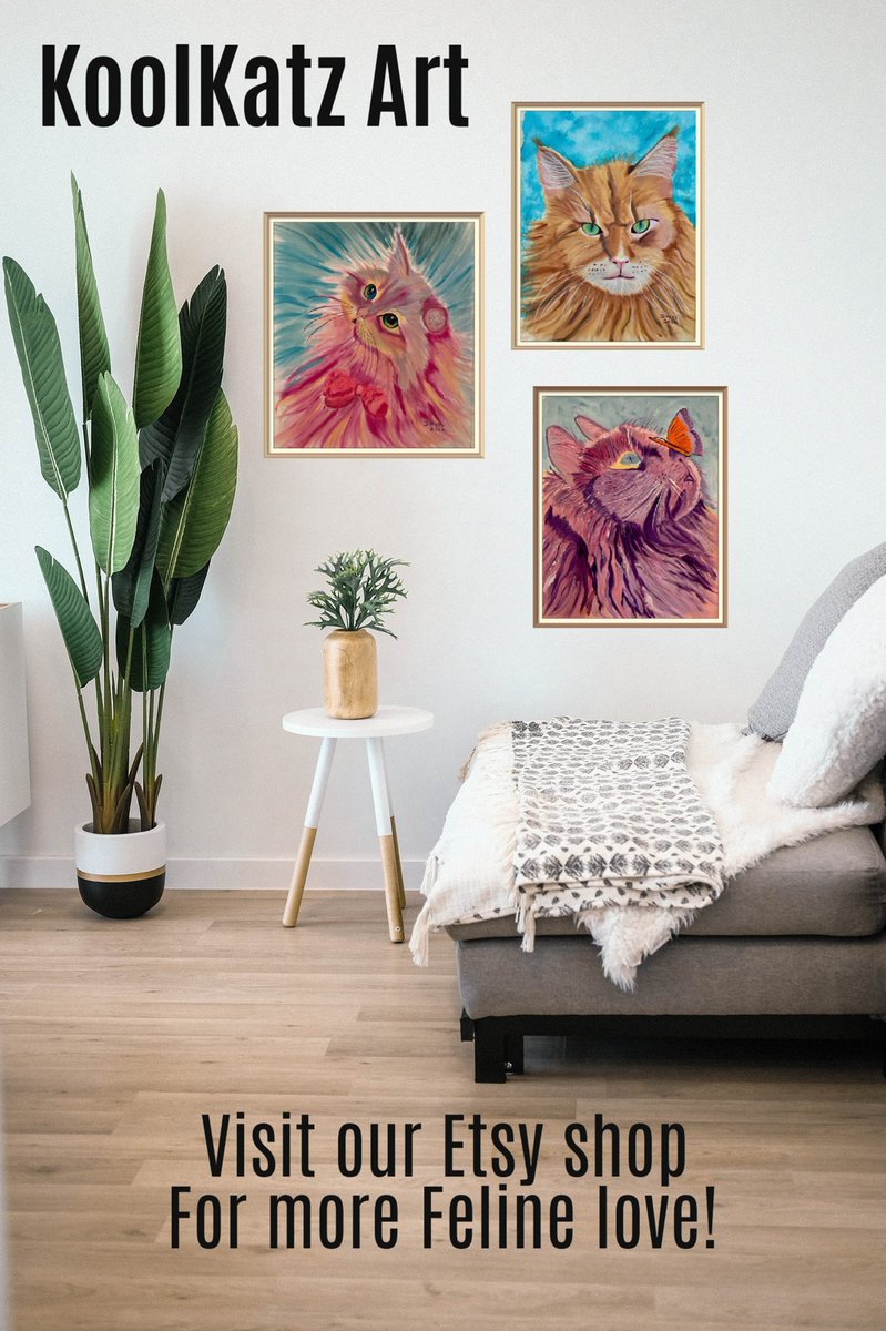 Check out these kool kitties in the KoolKatz Art Shop on Etsy! etsy.com/shop/KoolKatzA… #cat #catlovers #catlover #catloversclub #catlife #etsyfinds #etsy #etsysale #catart