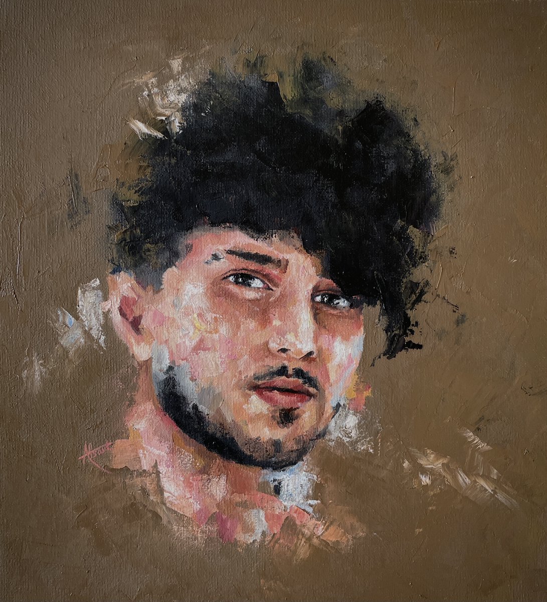 "Nima" Oil Painting On Canvas

#myartwork #afsart_gallery #Oil #art #artstyle #Iran #Canada #MahsaAmini