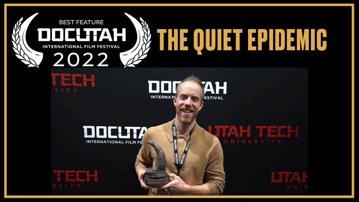 QuietEpidemic's tweet photo. #TheQuietEpidemic won #BestFeature at @DOCUTAH! A big thank you to the #DocUtah team &amp; jury for this special recognition.

More exciting news is coming soon - sign up to receive email updates: https://t.co/5K2A4SwmL4

#LymeDisease #documentary https://t.co/sAGdkvuzy4