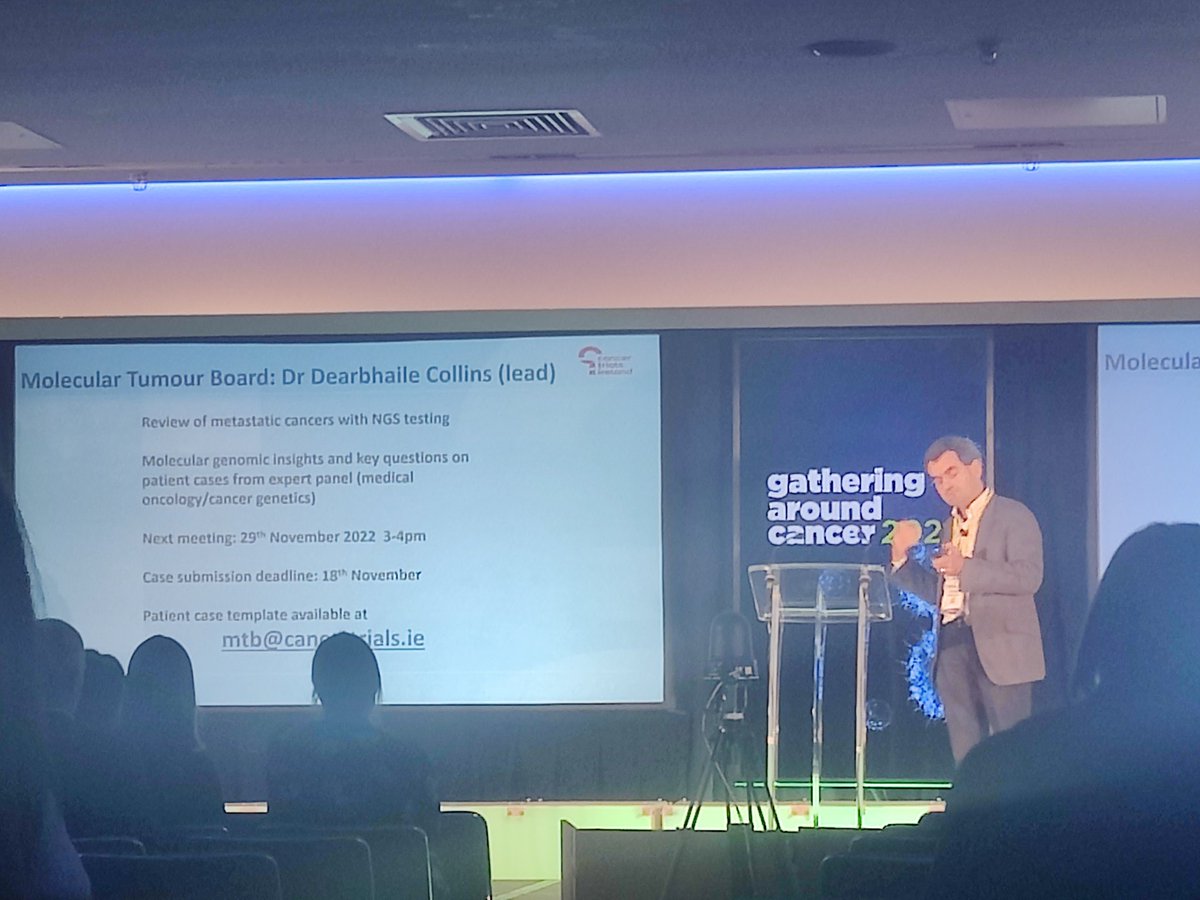 Dr_Bojan's tweet photo. Hearing about the exciting future of cancer care and clinical trials in Ireland from one of the greatest masters in the game at the Gathering Around Cancer 2022. @Seamusoreilly18 @Dcollinsflynn @CanResUCC @CUH_Cork https://t.co/u0DYiC3VpA