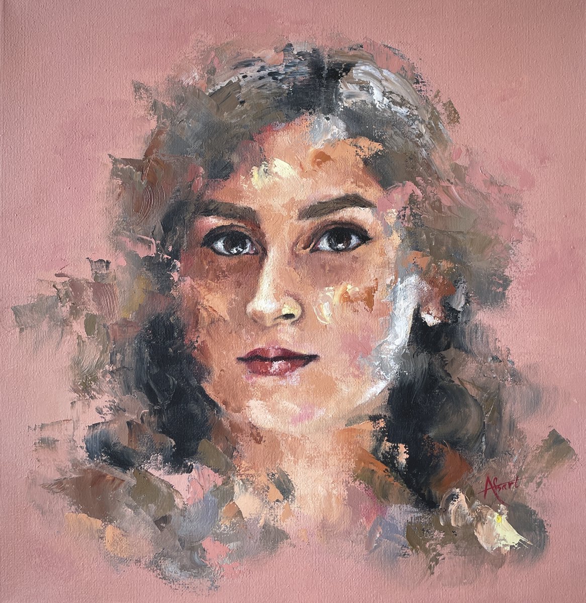 "Shadi" Oil Painting On Canvas

#myartwork #afsart_gallery #Oil #art #artstyle #Iran #Canada #MahsaAmini #WomanLifeFreedom