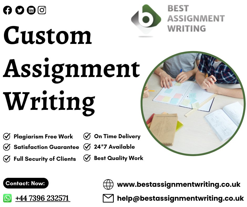 B_A_Writing's tweet image. Be confident! Because you choose our Custom Assignment Writing Help Services. 
Order Now.
#customassignmenwritinghelp #customwritinghelp #customwritingservicehelp #onlinecustomassignmenthelp #onlinecustomassignmentwritinghelp #assignments #writinghelp #bestassignmentwriting