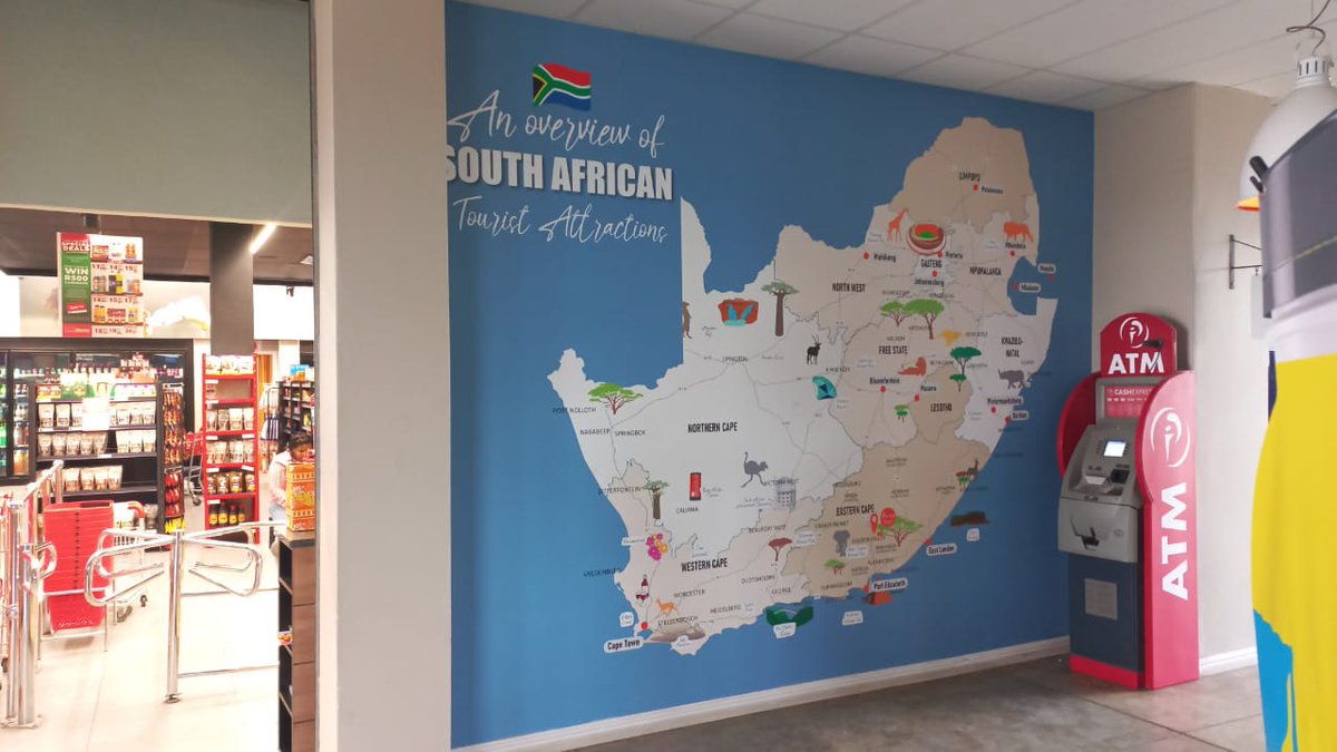 humkoop's tweet photo. GOLDEN VALLEY TRADING VILLAGE - ready for the festive season! The play areas are marked; we have a stunning map for tourists to admire that points out our country's beautiful landmarks and attractions;  the pet zones with cushy grass are awaiting its furry customers. https://t.co/dolA7OFKl7