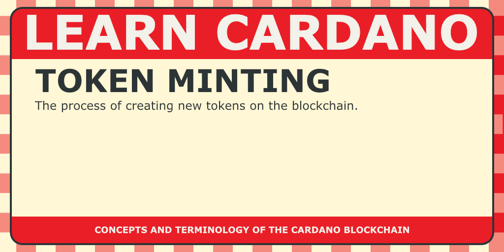 coconut_pool's tweet photo. COCO Explains: What is TOKEN MINTING?
#cardano #cardanoexplained #stakecoco https://t.co/G3dbSfe01z