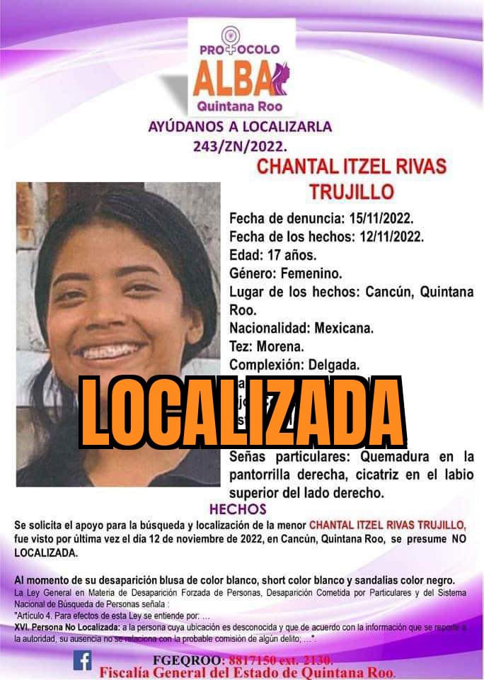 Comisión de Búsqueda Quintana Roo (@busqueda_qroo) on Twitter photo 