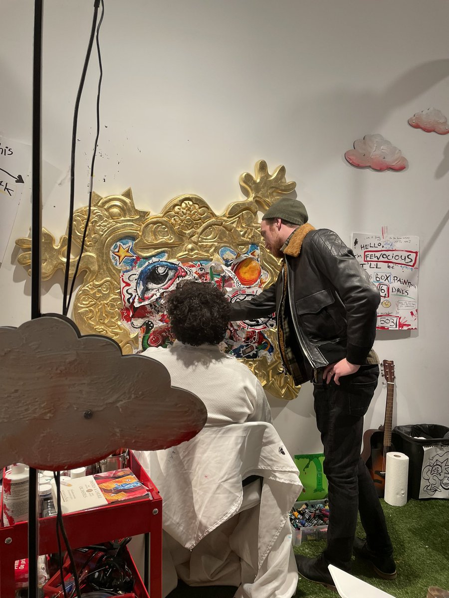 .<a href="/SamSpratt/">Sam Spratt</a> visited my lil glass house today &amp; we talked about art together he is so@epiiic