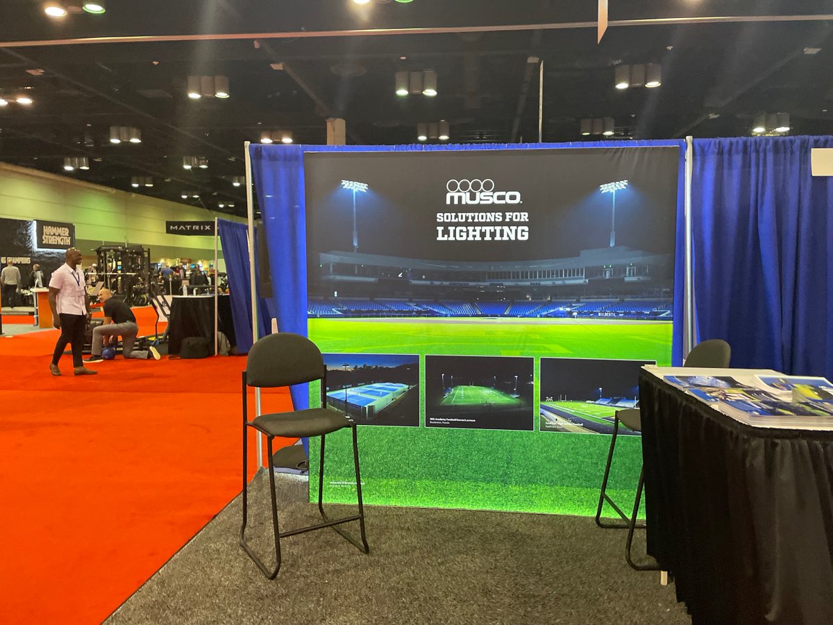 MuscoLighting's tweet photo. It's always a great time in Florida! We enjoyed touring @USTAFlorida and educating the group on lighting standards and retrofit options. If you are attending the @AthleticBizShow today, swing by our booth #1118 to learn more about Musco’s solutions for your facility. https://t.co/6EfJD0Vfk2