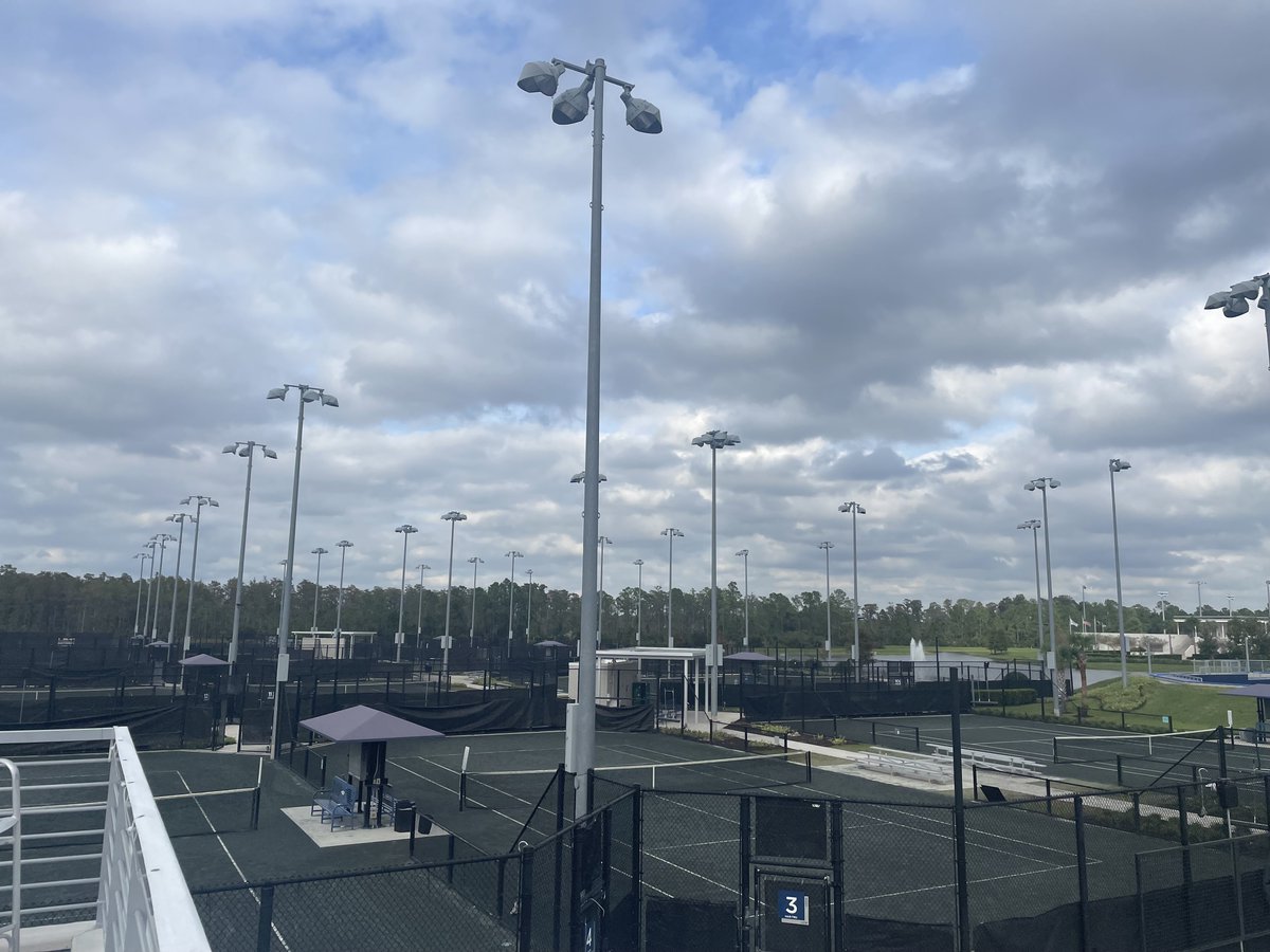 MuscoLighting's tweet photo. It's always a great time in Florida! We enjoyed touring @USTAFlorida and educating the group on lighting standards and retrofit options. If you are attending the @AthleticBizShow today, swing by our booth #1118 to learn more about Musco’s solutions for your facility. https://t.co/6EfJD0Vfk2