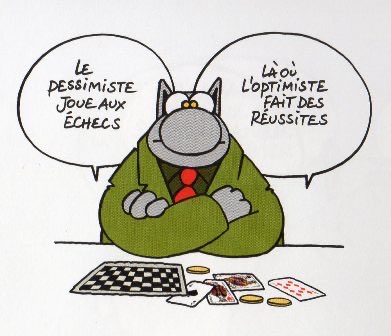 Si quelqu’un dit « notre passé fut misérable, notre présent est abominable mais, HEUREUSEMENT, nous n’avons pas d’avenir », devons-nous le considérer comme un pessimiste ou comme un optimiste ?
