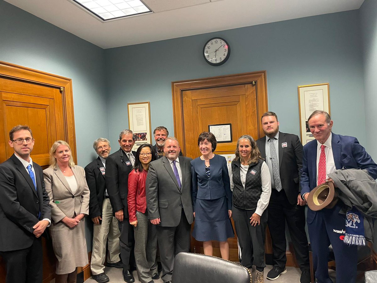 ABICaction's tweet photo. Yesterday, @SenatorCollins met with apple farmers about the need for the Senate to take action now, fix the agriculture workforce crisis, and pass the #FarmWorkforceModernizationAct! https://t.co/B102dTQHma