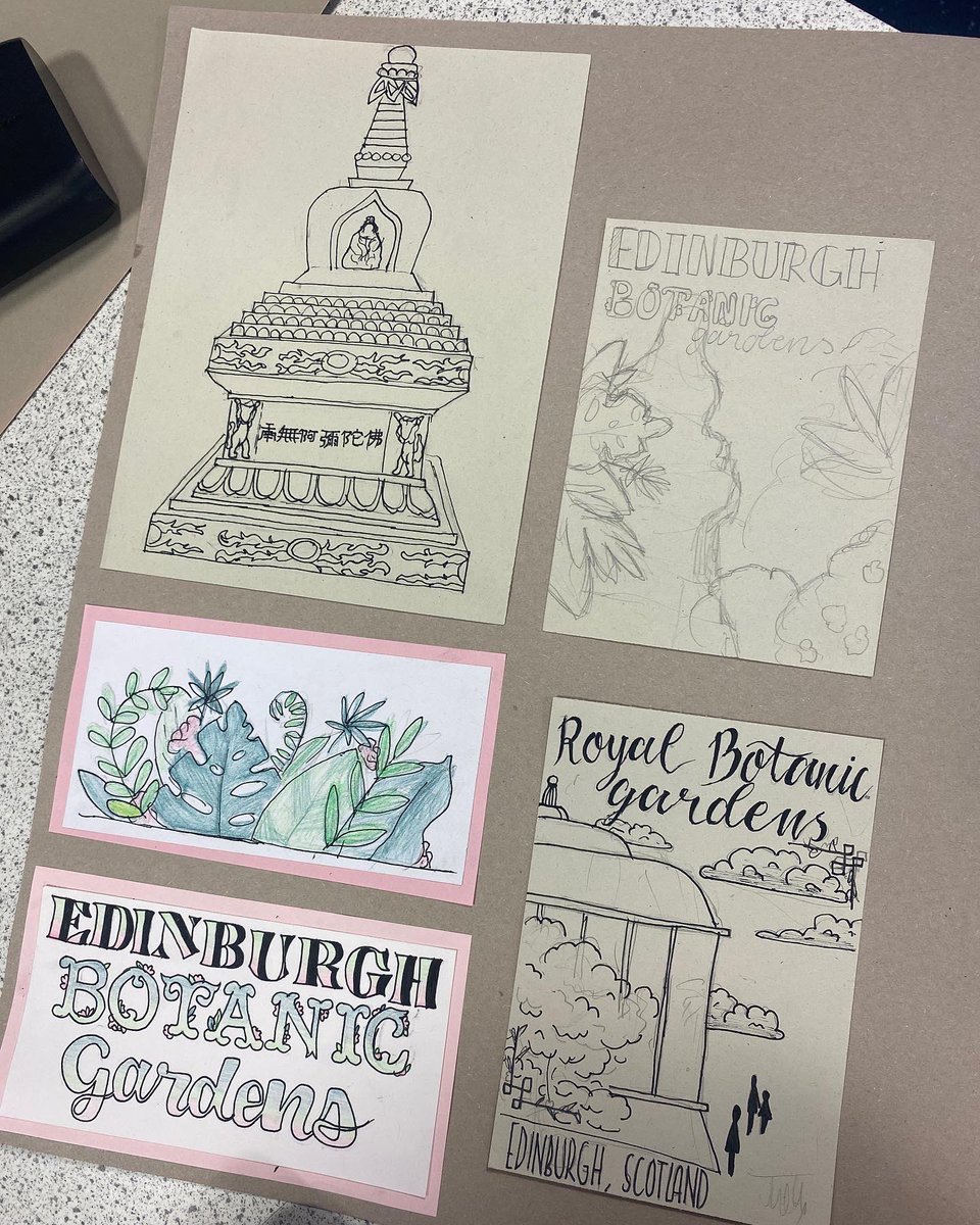 craigroystonart's tweet photo. Some lovely graphic design projects by S3. Excellent poster designs in the making! 🤩 https://t.co/M4i7Lcrg0o