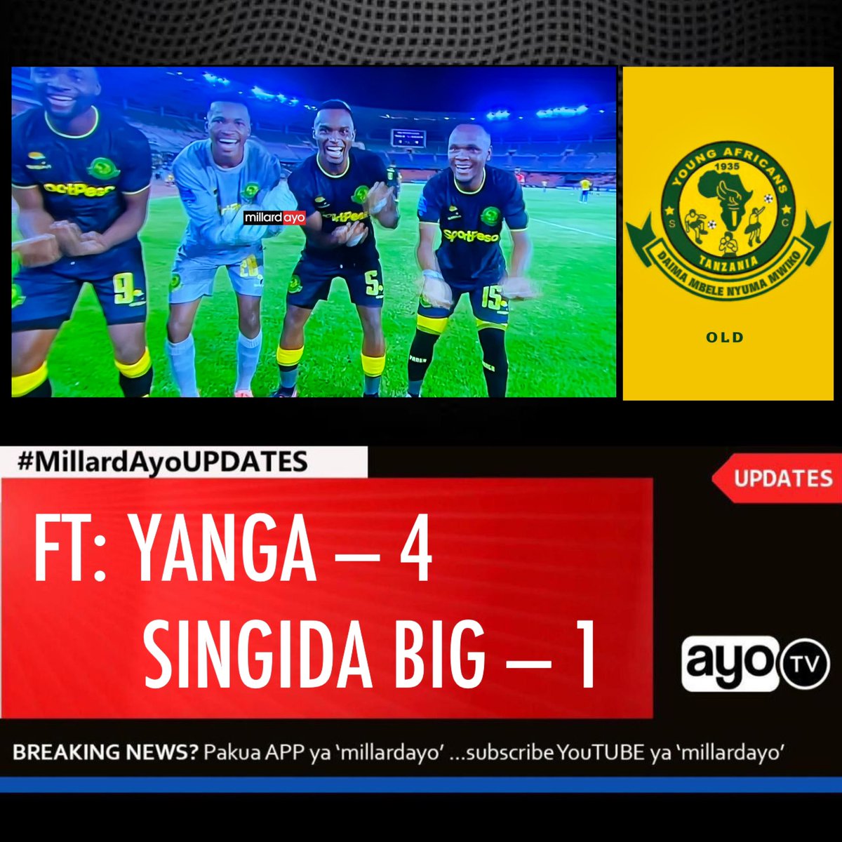 Yanga jitambulisheni kwa RT moja yenye hadhi ya nyota 4 tafadhali