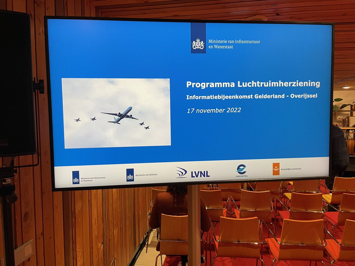 Bijeenkomst in Apeldoorn over luchtruimherziening, wat zijn de plannen en wat kunnen we inbrengen