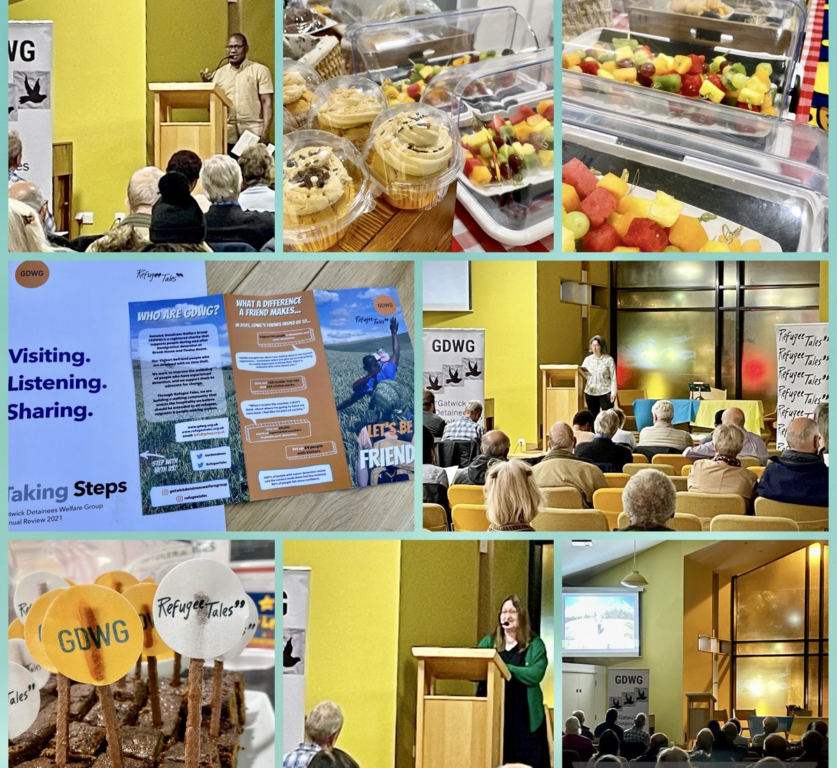 JubyLee Bakes honoured to provide refreshments for <a href="/GatDetainees/">Gatwick Detainees</a> <a href="/RefugeeTales/">The Refugee Tales</a> AGM. We are in awe of all you do in calling for positive change to effect an end to indefinite detention. It was an inspiring evening!