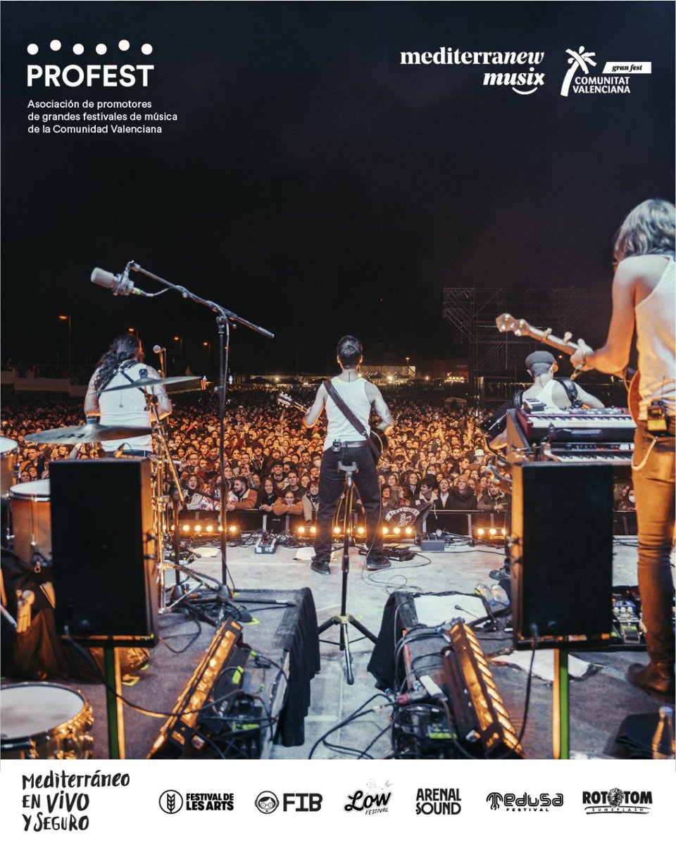 🔥 🥁 La música siempre será la que nos convoque y nosotros seguiremos acudiendo a su llamada. ¿Y tú, a qué esperas? #MediterráneoEnVivoYSeguro