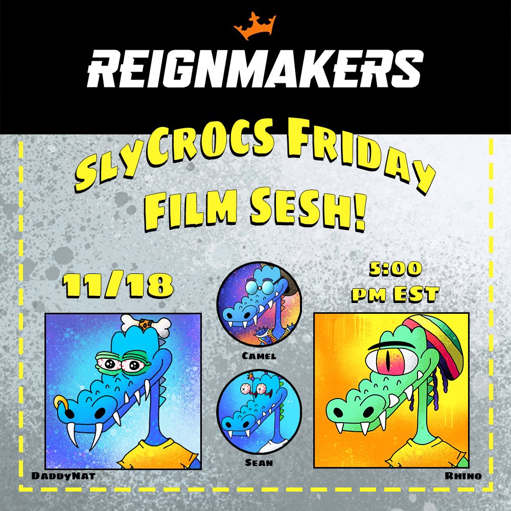 SupDucksChip's tweet photo. TMR! 11/18 #SLYCROCS Friday Film Sesh! π
W/ @daddynatatx & MOREπ₯
@DKReignmakers X @RealSupDucks
HERE! ππΌ
https://t.co/qY7VGceLe4 https://t.co/B97QRyh9f6