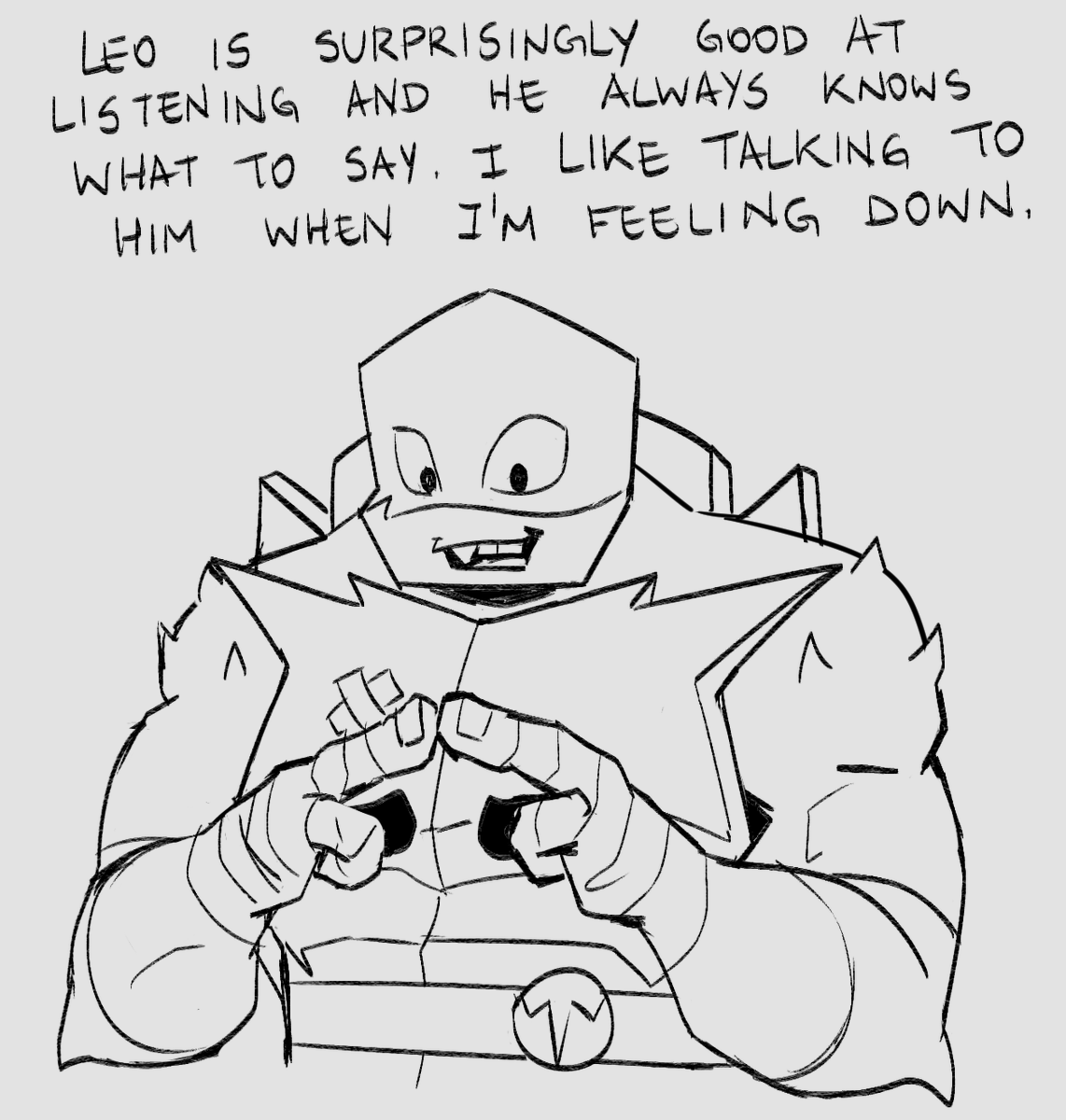lelesberw's tweet photo. redraw of an old thing
original is from 2020

#rottmnt https://t.co/uD92dGQvrA