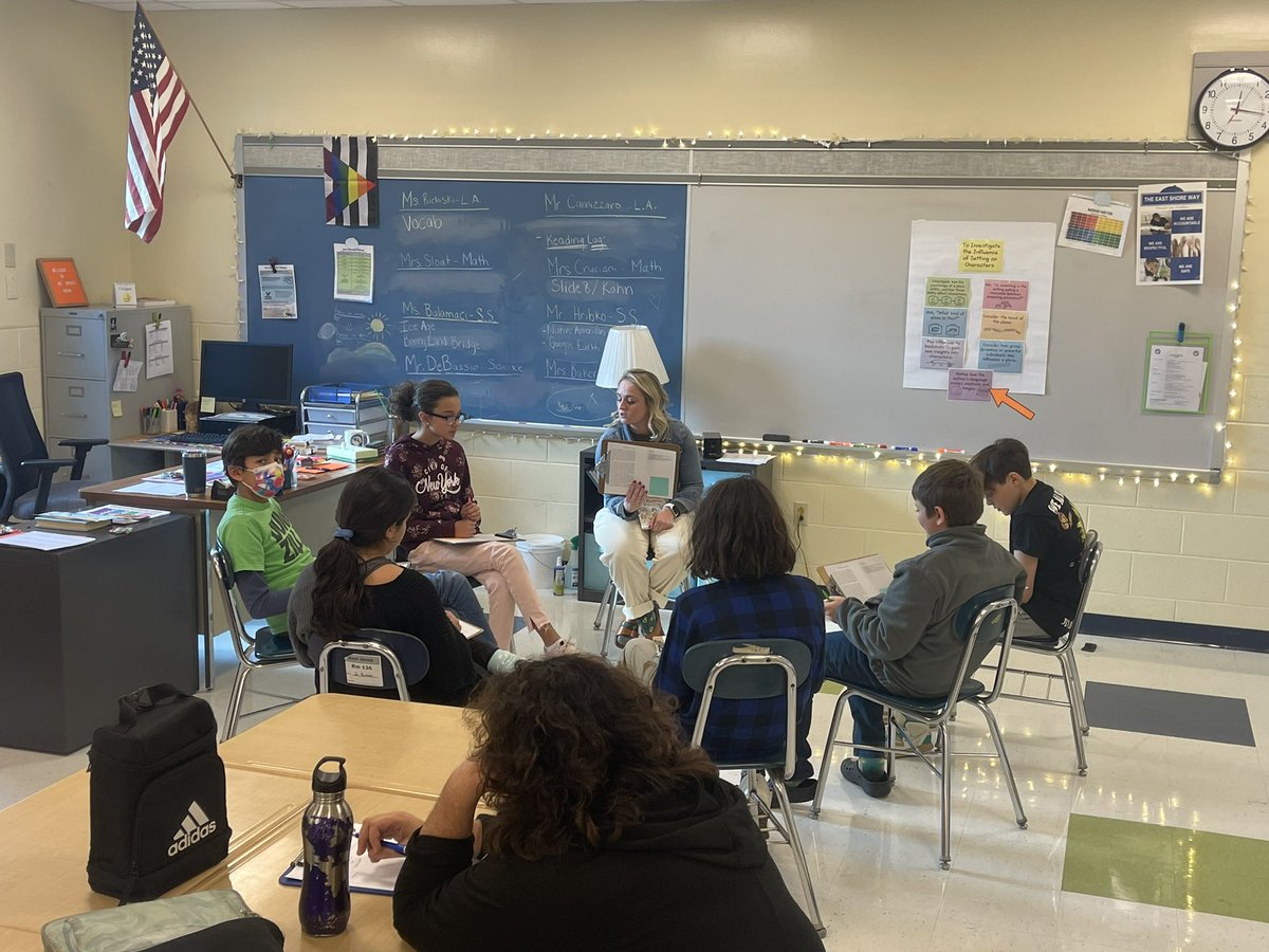 MrsCEastShore's tweet photo. HQI Lab Site - teachers learning from teachers. Looking at intentional teacher moves and student thinking in small group instruction! @sarahgallipoli @MrsEtense @ServissMrs @pbegin97 @MsHuddEastShore #HQI #takingarisk #trustingeachother https://t.co/vL7I8q63QT