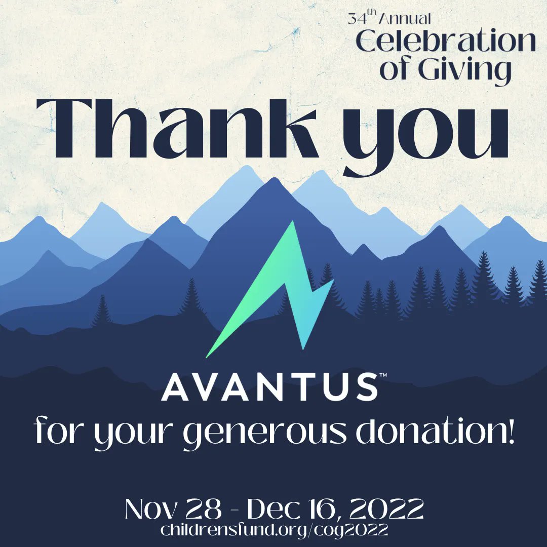 Childrens_Fund's tweet photo. Thank you to our friends at @AvantusEnergy for providing support for our annual toy drive and scholarships. Their partnership and generosity is appreciated this holiday season! #cog2022 #childrensfund https://t.co/frxPxt3Pf4