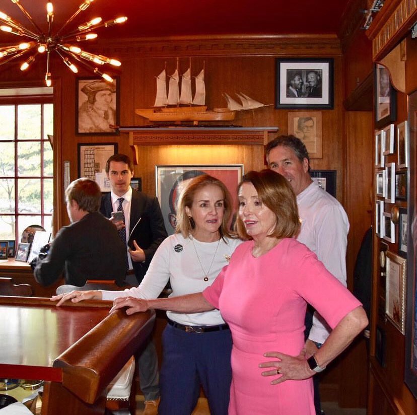 RepDean's tweet photo. What a joy and utter privilege it has been to serve under @SpeakerPelosi’s leadership.

As the first woman to be Speaker of the House, she has been a mentor to me and has guided our Caucus with an unwavering commitment to the American people — to our children. https://t.co/UJ9OrI2wBH